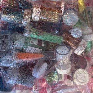 Glitter Party Supplies Set - Multicolor